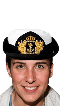 Hoed vloot subalterne officieren