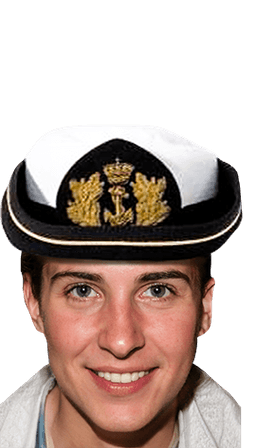 Hoed vloot hoofdofficieren